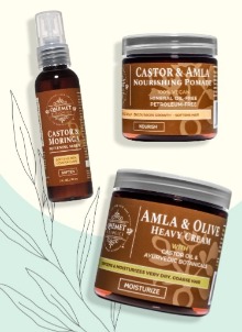 CASTOR OIL COLLECTION FORMAXIMUM MOISTURE & GROWTH
